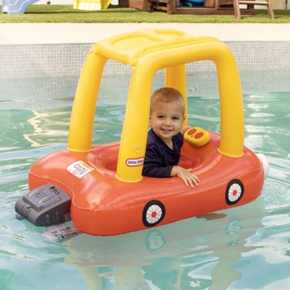 Little Tikes MOTORIZED Cozy Coupe Pool Float w/ Remote